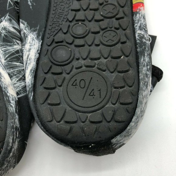 Met 520 Womens Water Shoes Slip On Fabric Rainbow Ship Black 40/41 US 8/9 - Picture 5 of 5